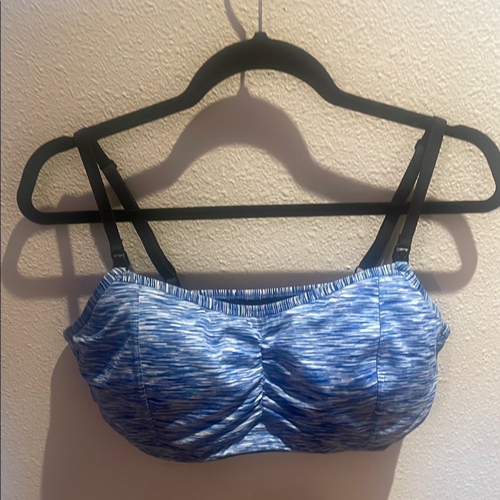 Motherhood Maternity Blue Patterned Bra